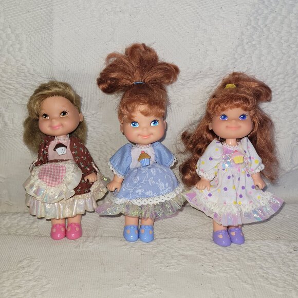 Cherry Merry Muffin 3 Dolls Lot, Vintage 80s - Picture 3 of 17